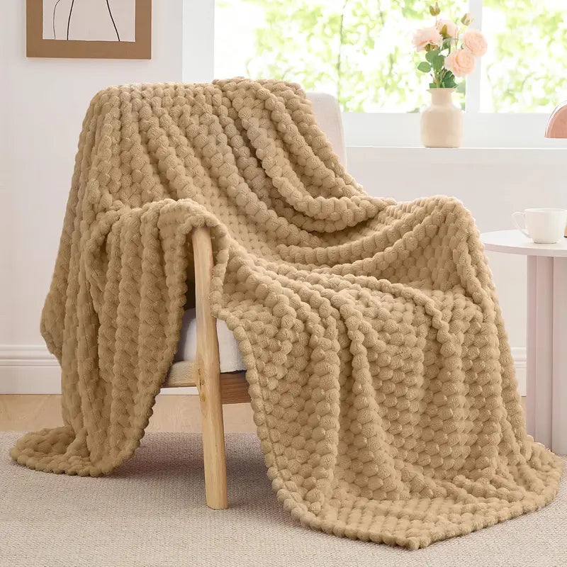 Fleece Sofa Blanket | Soft and Warm | 104 × 90 Inches