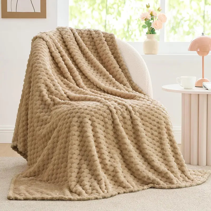 Fleece Sofa Blanket | Soft and Warm | 104 × 90 Inches